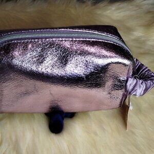 ULTA Beauty Purple Metallic Make Up Pouch